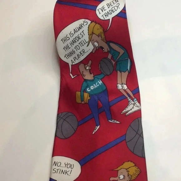 Richard Torrey Bench Warmers Basketball Theme Tie - Picture 3 of 9